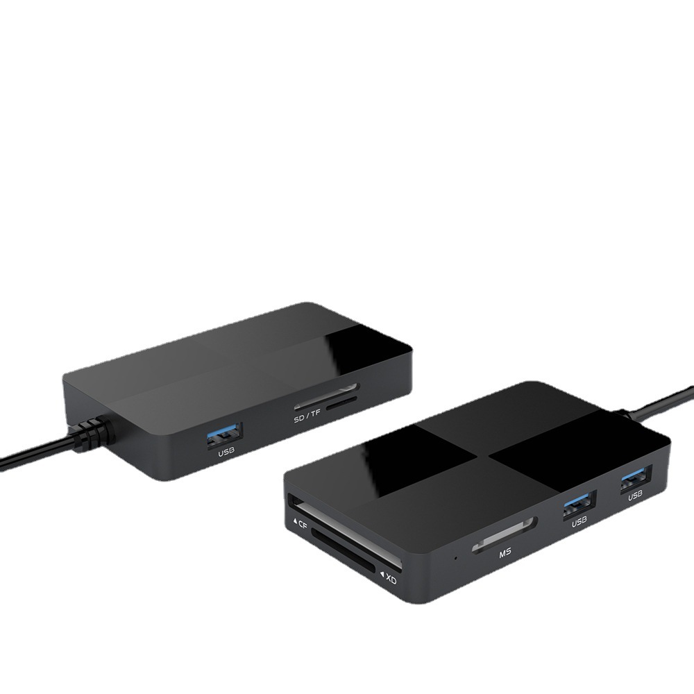 Laptop Accessories All In One - อุทัยCR343 แล็ปท็อปอุปกรณ์เสริมUSB 3.0 แปดในหนึ่งมัลติฟังก์ชั่Expander CF/MS/XD/SD/TFการ์ดคอมพิวเตอร์มือถือCard Reader
