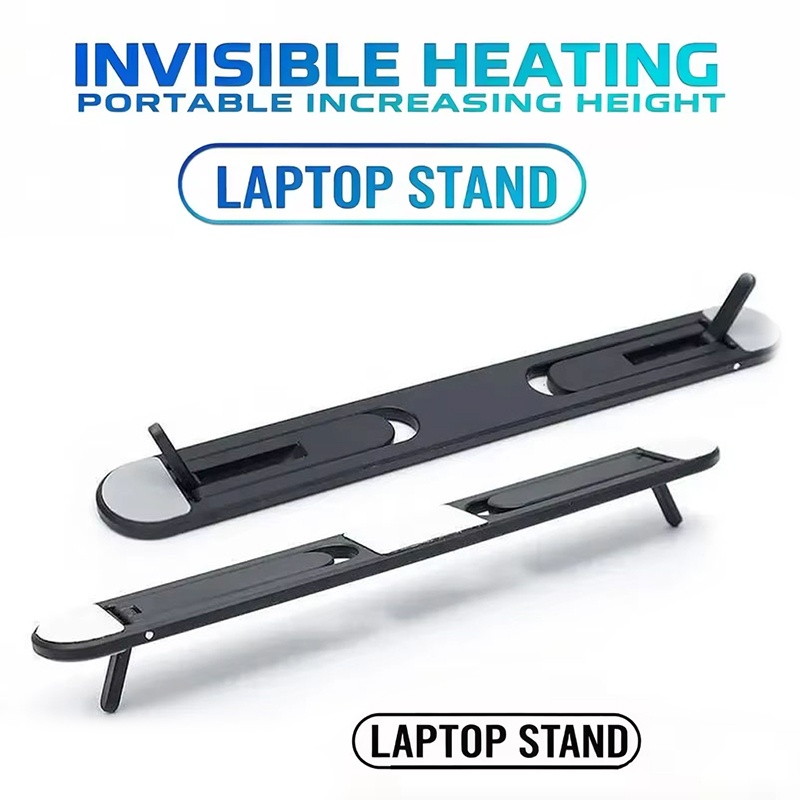 Laptop Cooling Pad - แท่นวางแล็ปท็อปอเนกประสงค์ แผ่นรองระบายความร้อนโน้ตบุ๊ก แท่นวางแล็ปท็อปแบบพับได้ สำหรับ Macbook Pro