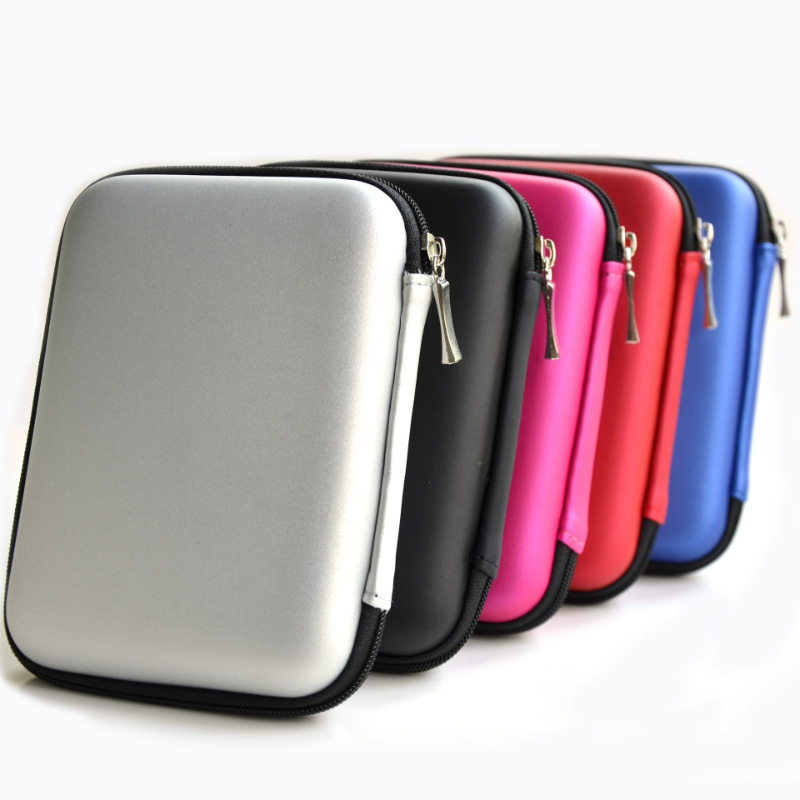 Laptop Accessories Pouch - กระเป๋าเก็บฮาร์ดไดรฟ์แบบพกพาขนาด 2.5 นิ้ว EVA กันกระแทกสำหรับสาย USB