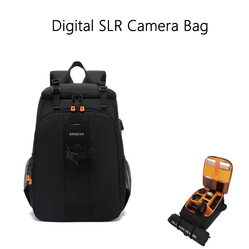 Laptop Accessories Pouch - กระเป๋าเป้สะพายหลังกล้องดิจิตอล SLR กันน้ำ ความจุขนาดใหญ่ ช่องใส่แล็ปท็อปกันกระแทก ช่องแบ่งแบบกำหนดเอง