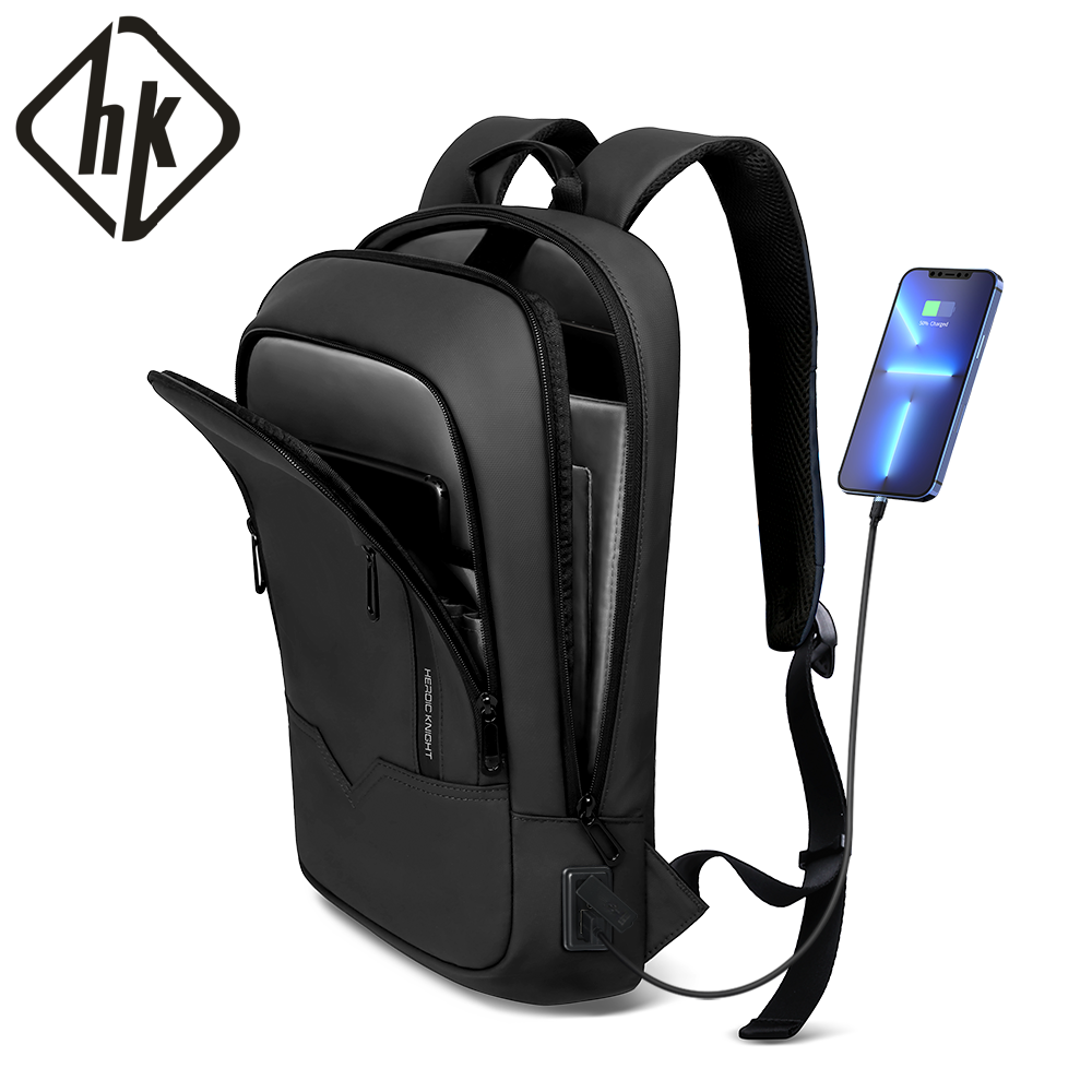 Laptop Accessories Box - กระเป๋าเป้ธุรกิจ HK Slim สำหรับผู้ชาย ใส่แล็ปท็อป 17.3