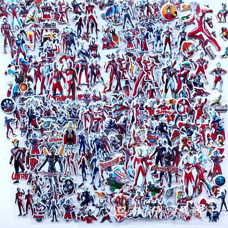Laptop Accessories Diy - 10pcs การ์ตูน Ultraman 3D สติกเกอร์-อะนิเมะการ์ตูน PVC