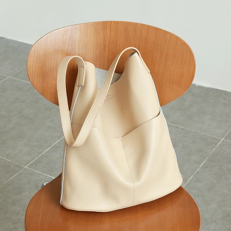 ผู้หญิง Cowhide หนังแท้ Totes  - Laptop Accessories Box บทวิจารณ์และราคา