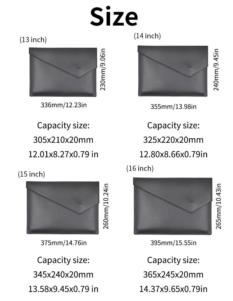 ฝาปิดแม่เหล็กแบบบาง 13/14/15/1 - Laptop Accessories Pouch บทวิจารณ์และราคา