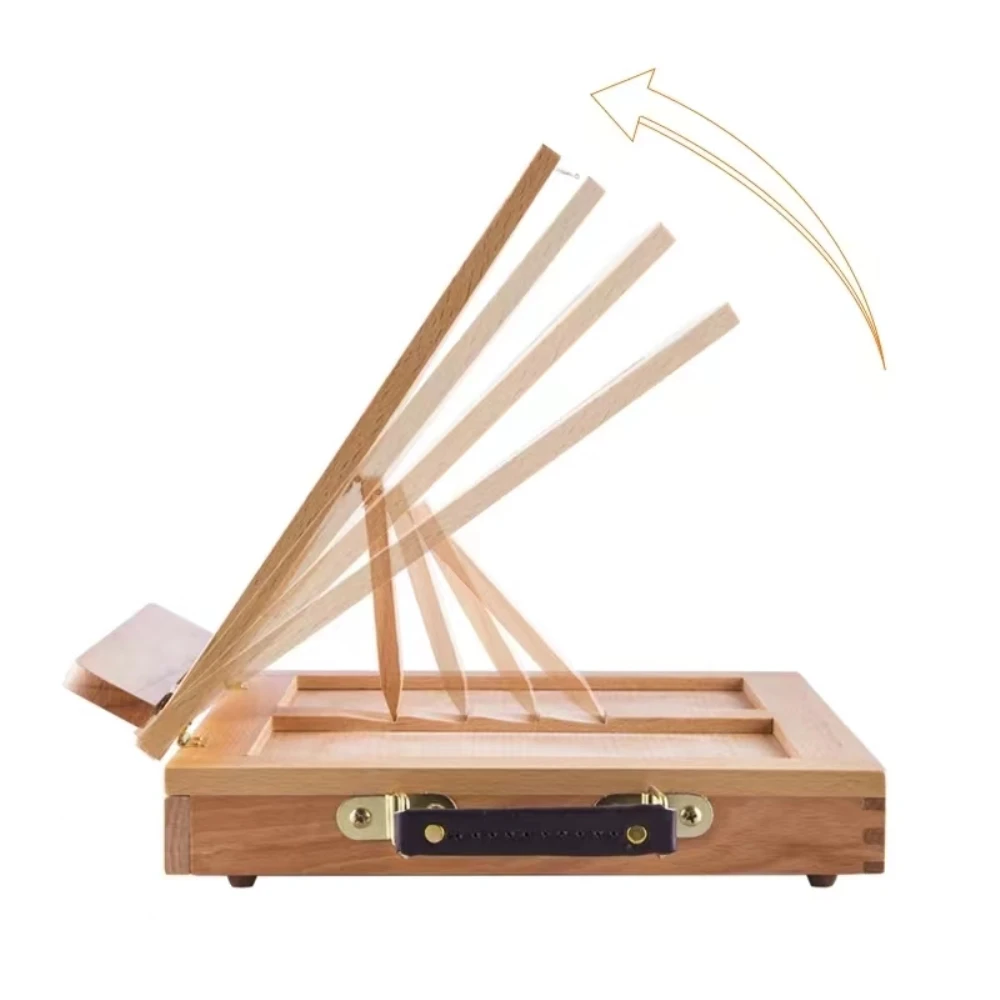 ขาตั้งโต๊ะไม้แบบพกพาสำหรับศิลป - Laptop Accessories Box บทวิจารณ์และราคา