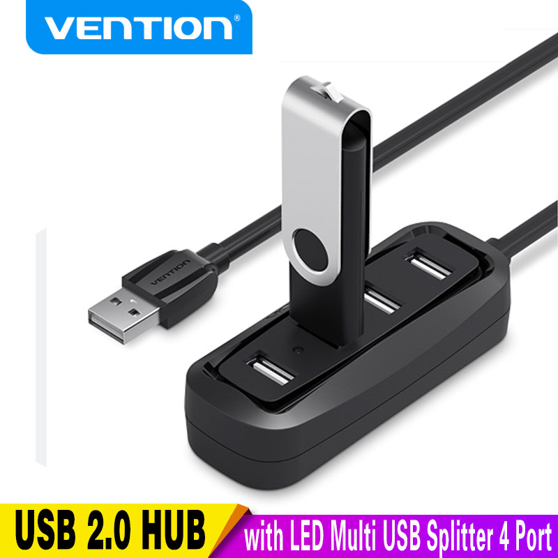 Vention ฮับ2.0 USB 4พอร์ตพร้อม - Laptop Accessories Box บทวิจารณ์และราคา