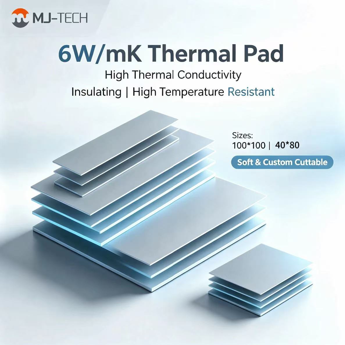 MJ-TECH 6W/mK แผ่นระบายความร้อ - Laptop Cooling Pad บทวิจารณ์และราคา