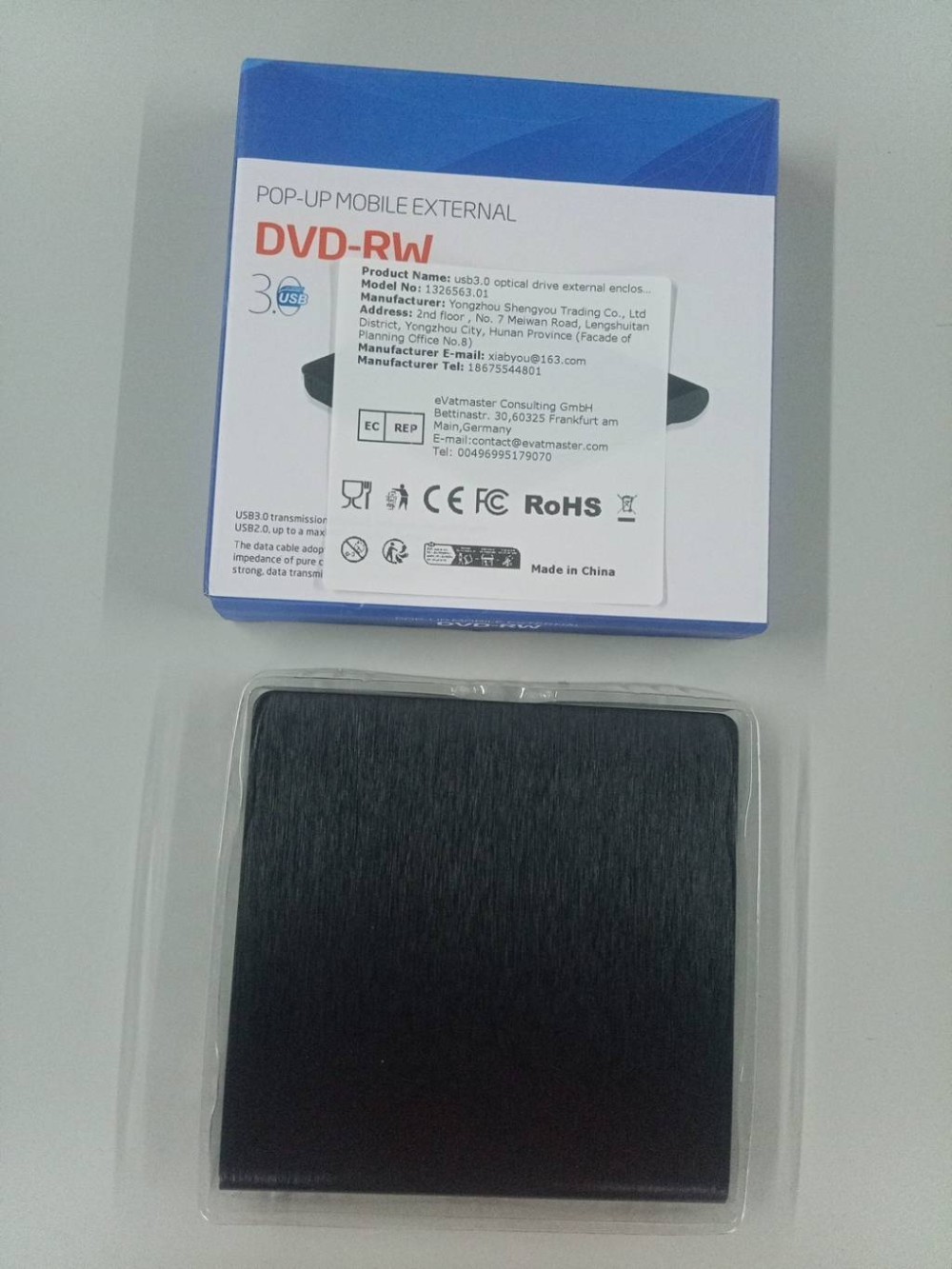 กล่องใส่แผ่นดีวีดีแบบบาง USB 3 - Laptop Accessories Box บทวิจารณ์และราคา