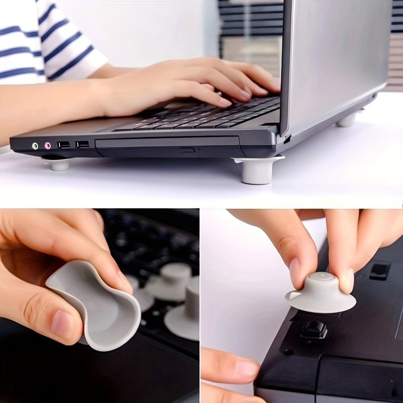 แผ่นรองทำความเย็นแบบถ้วย 4 ชิ้ - Laptop Cooling Pad บทวิจารณ์และราคา