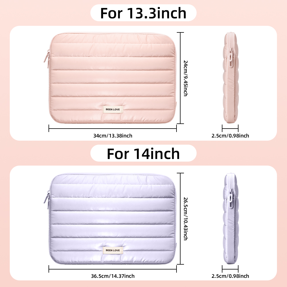 13/14 นิ้ว PUFFY แล็ปท็อปสําหร - Laptop Accessories Pouch บทวิจารณ์และราคา