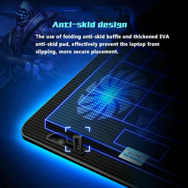พัดลมระบายความร้อนแบบ USB รุ่น - Laptop Cooling Pad บทวิจารณ์และราคา
