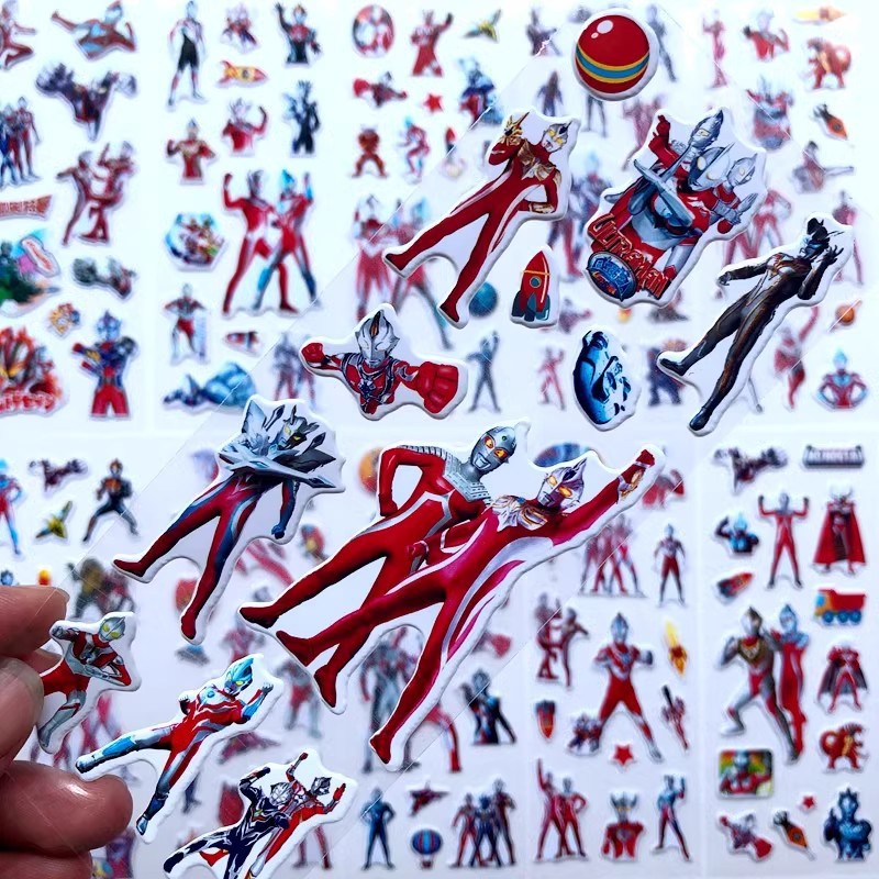 10pcs การ์ตูน Ultraman 3D สติก - Laptop Accessories Diy บทวิจารณ์และราคา