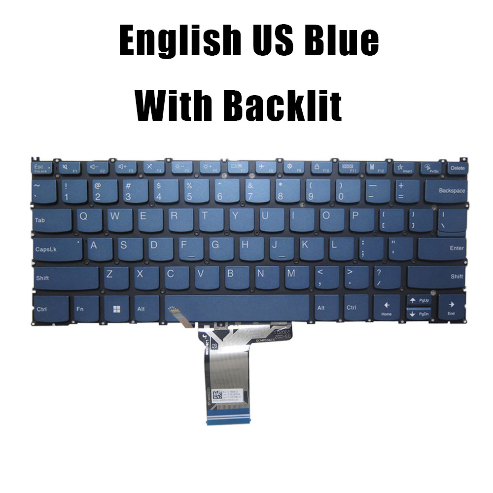 US/SW สีเทา/สีฟ้าแป้นพิมพ์แล็ป - Yoga Laptop Accessories บทวิจารณ์และราคา